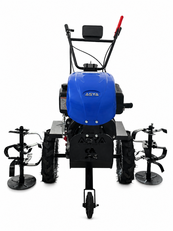 Asya 7 hp dizel çapa makinesi 3+1 teker dahil