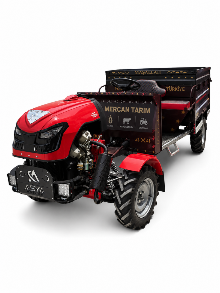 Asya 32hp 4X4 DAMPERLİ AMARTSÖRLÜ patpat