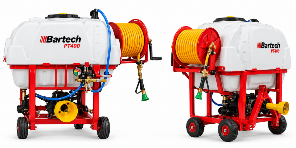 Bartech PT400 400 Litre Traktör Şaftlı İlaçlama Makinesi