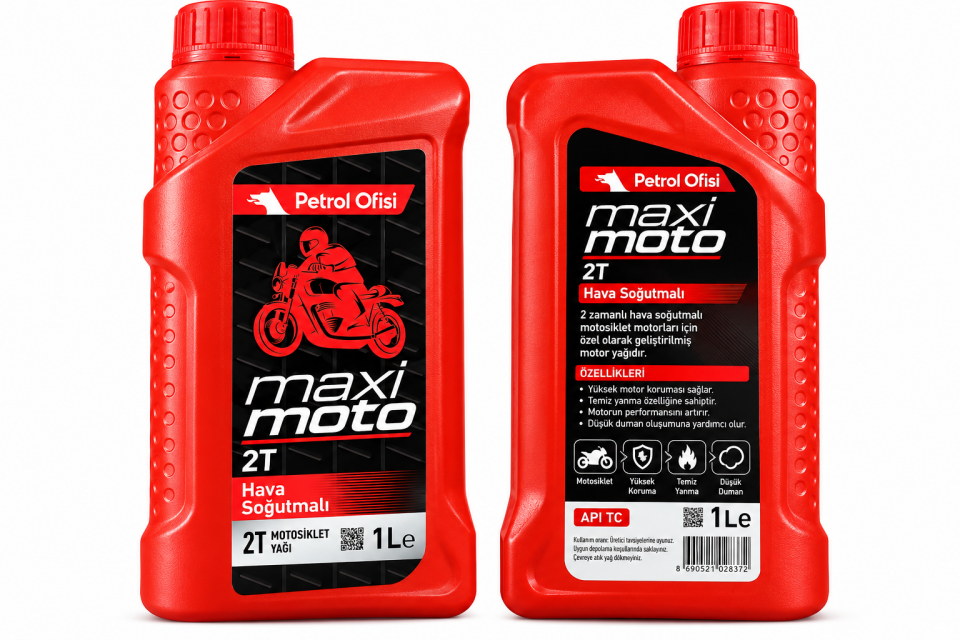Petrol Ofisi Maxi Moto 2T 1 Litre Motor Yağı