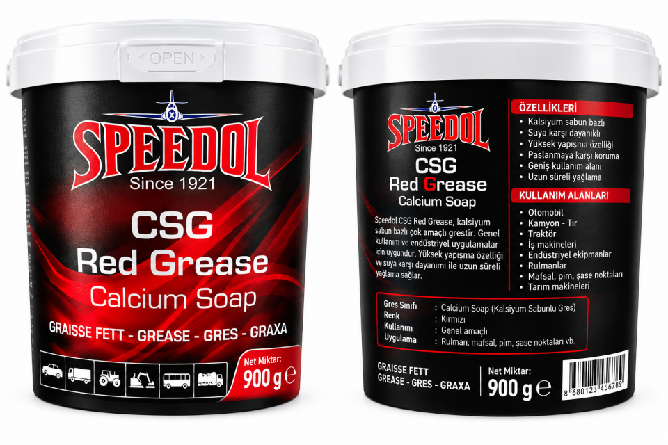 Speedol CSG Kırmızı Gres Yağı 900 Gram