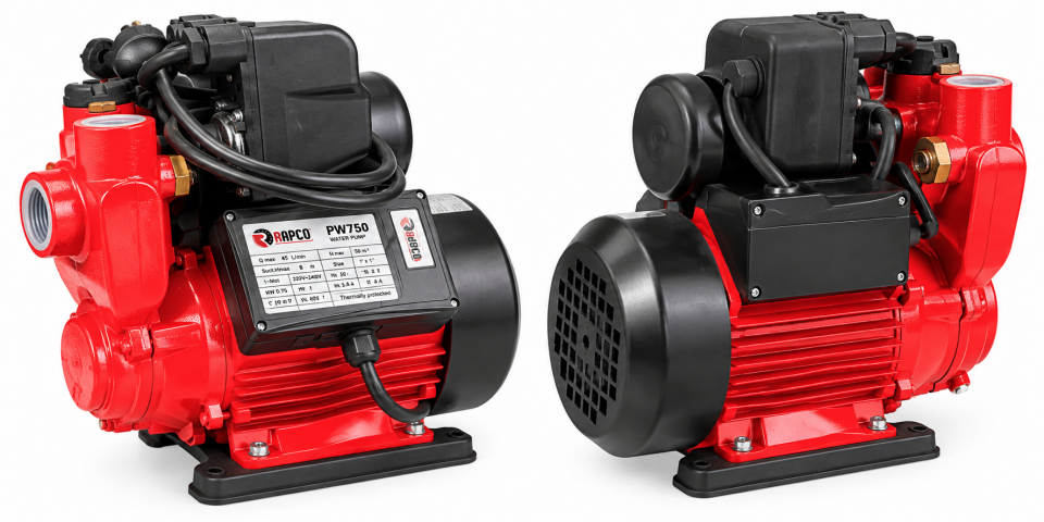 RAPCO PW750 1 HP 750W Elektrikli Su Pompası – Hidrofor