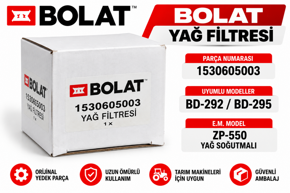 Bolat Yağ Filtresi 1530605003