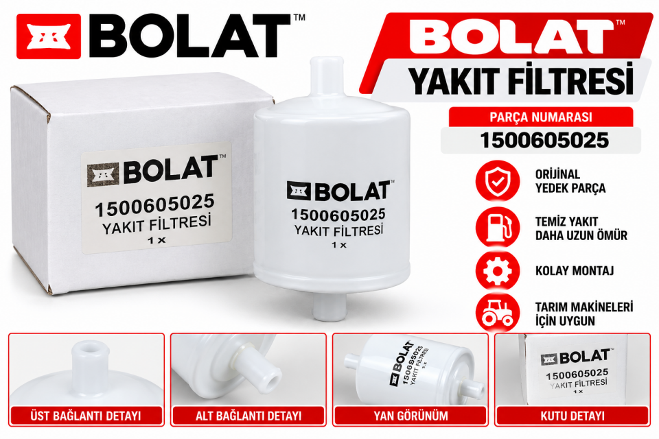 Bolat Yakıt Filtresi 1500605025 Dizel Motor