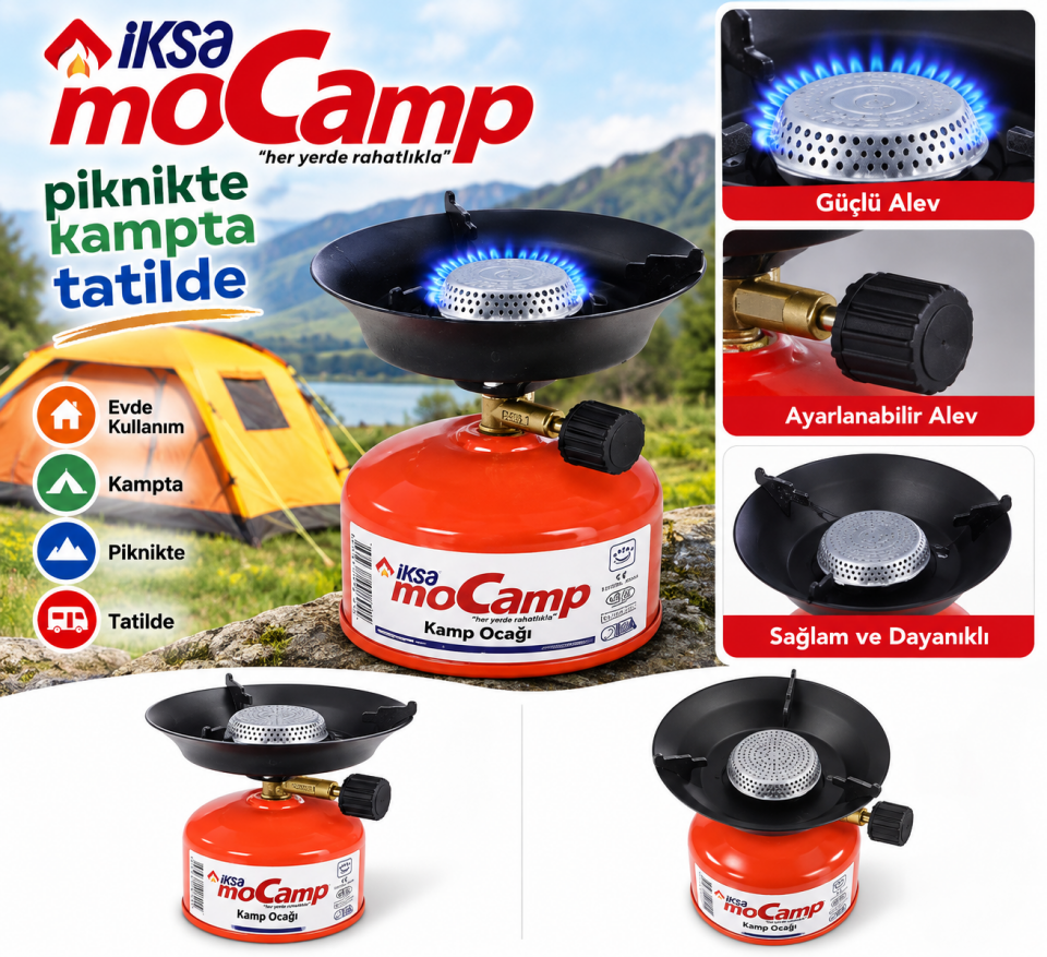 İksa moCamp Portatif Piknik ve Kamp Ocağı İksa moCamp kamp ocağı